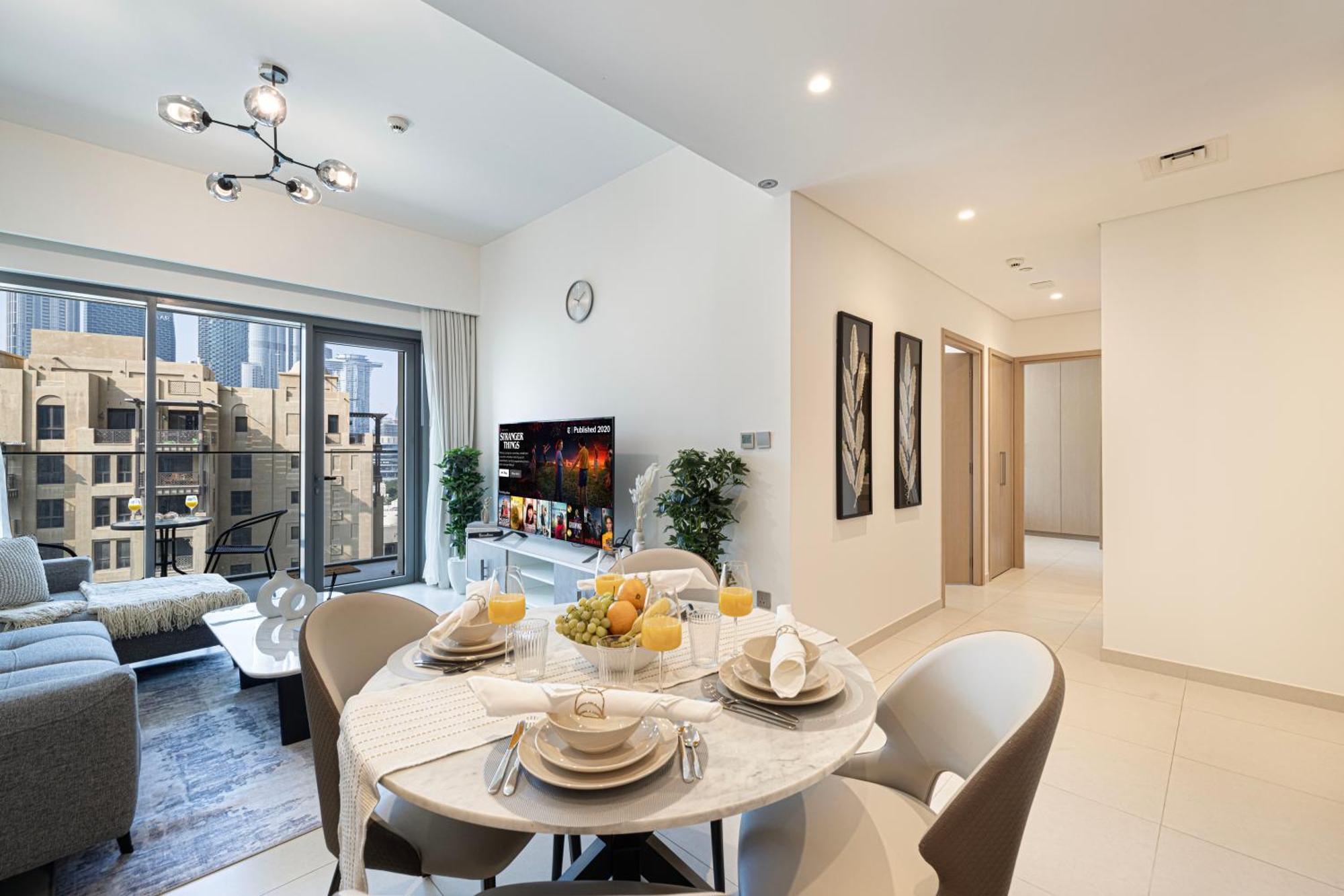 Full Burj Khalifa View! Brand New 2 Bedrooms! 5min Walk From Mall! Apartment Dubai